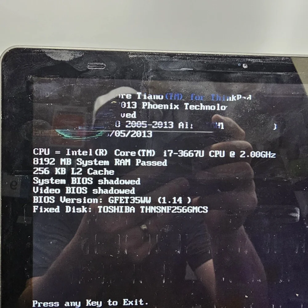 Lenovo ThinkPad windows 8, 2013, unknown specs. for parts. no returns. #1